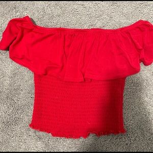 Off The Shoulder Crop Top